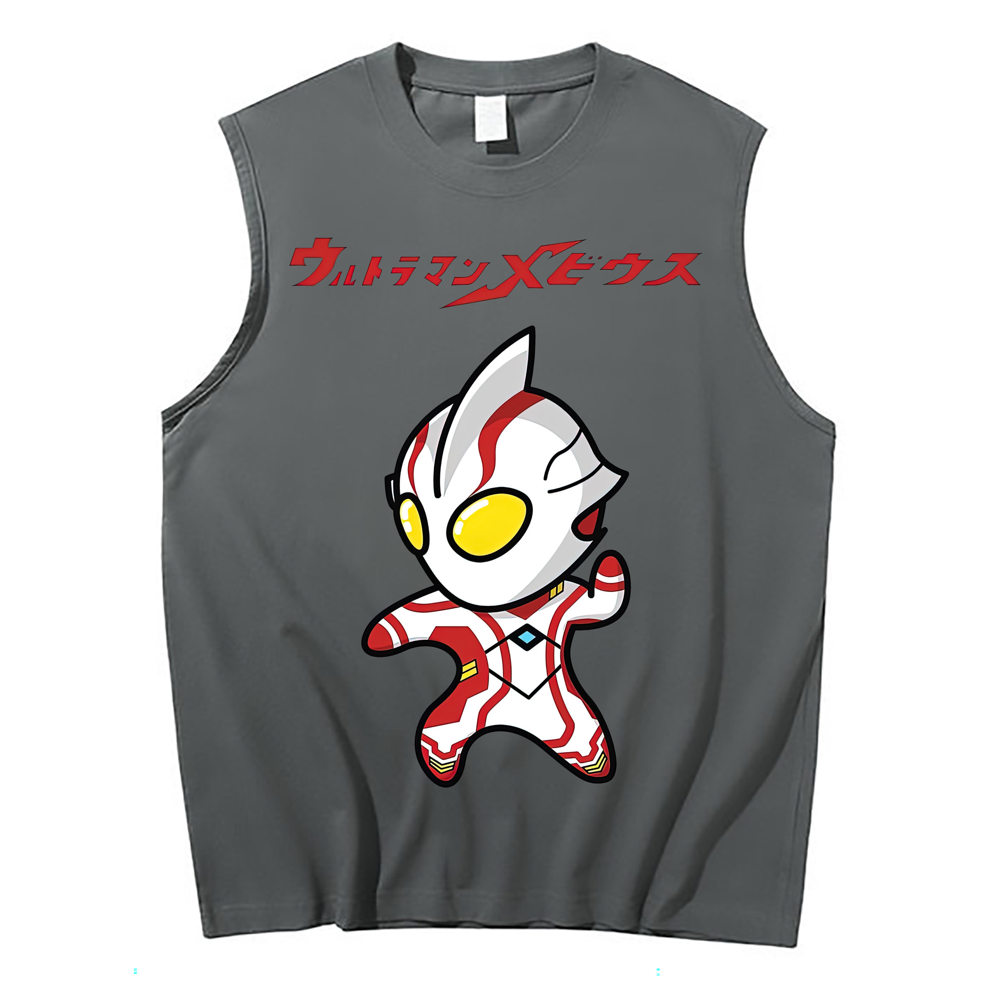 （画像用） ウルトラマン Ultraman コットン100％タンクトップ（フロントプリント）